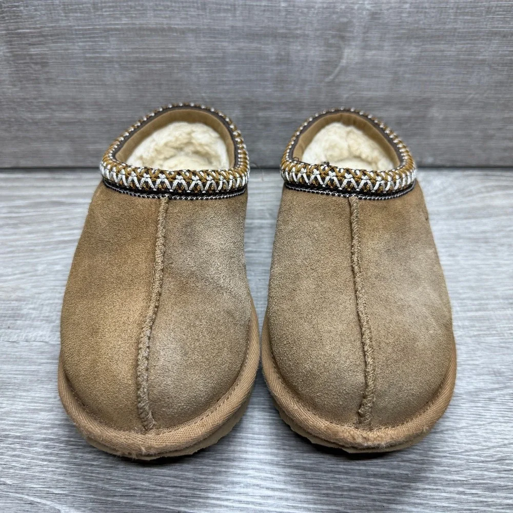 UGG Tasman II Big Kid's Slippers Size 2 Chestnut 1019066K Slip On Comfort